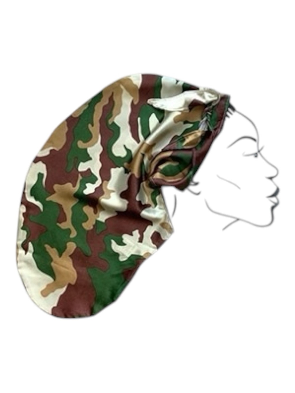 Meagan Good Multi Camo Print Good Girl Wrap